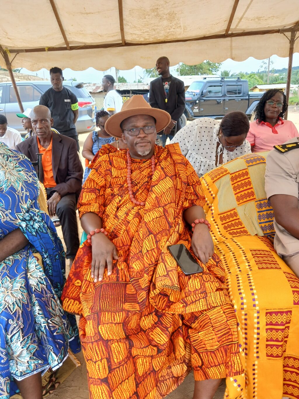 Le nouveau chef de village de Kongofon, Nanan Yapo N'Cho Félix