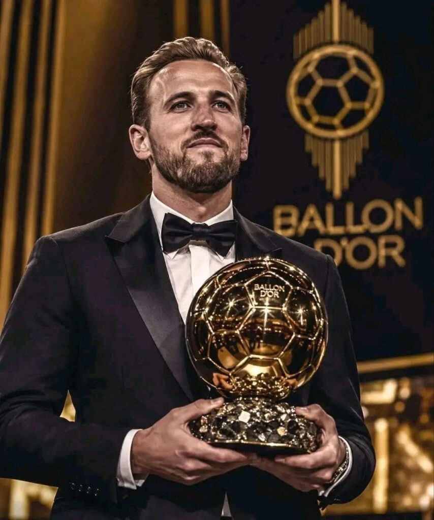 Harry Kane, vainqueur du Ballon d'Or France Football 2026